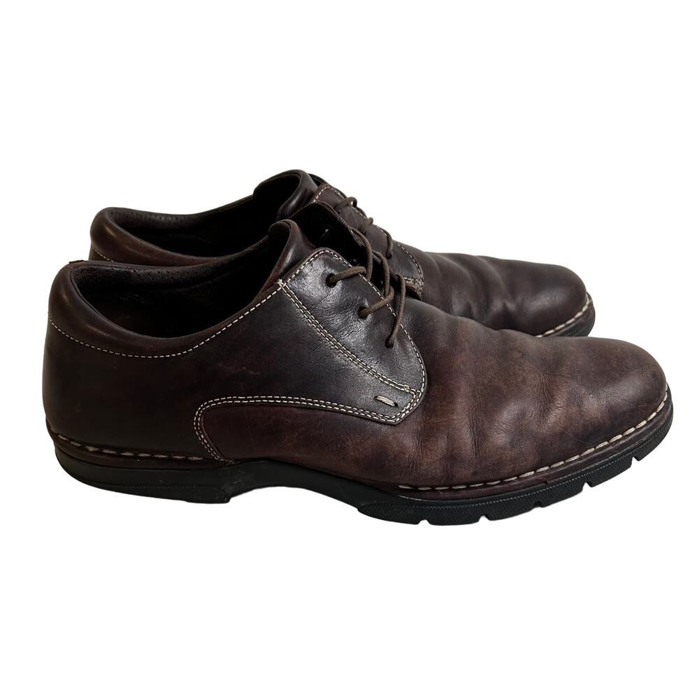 Cole‎ Haan NikeAir Oxford Brown Leather Men's Shoes Size 9M